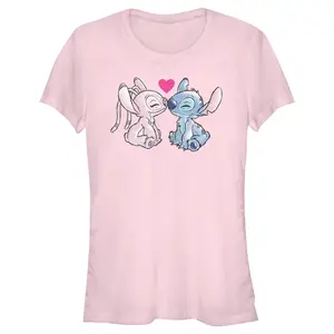 Junior's Lilo & Stitch You Are My Angel T-Shirt