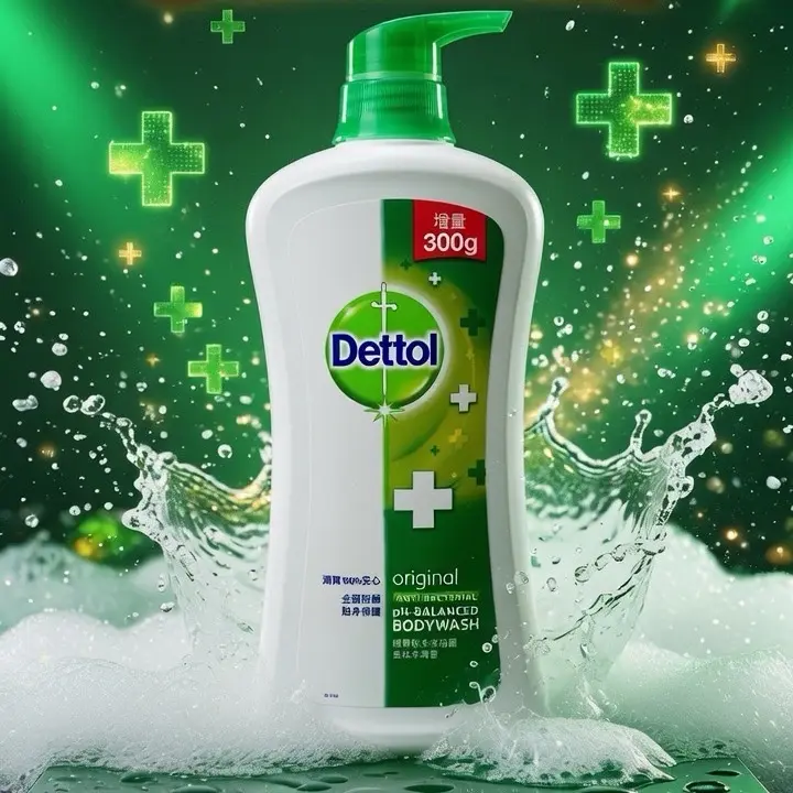 Dettol Original pH-Balance Antibacterial Body Wash - 950g Aluminum-Free Soothing Hydrating Cleanser for Adults, All Skin Types Daily Gentle Cleansing, Bottle-Packaged Body Care