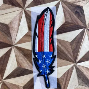 Feather Cowboy Hat Patches