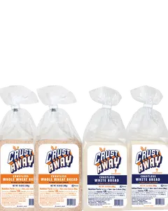 Crustless Bread 4 pack (Whole Wheat and White)