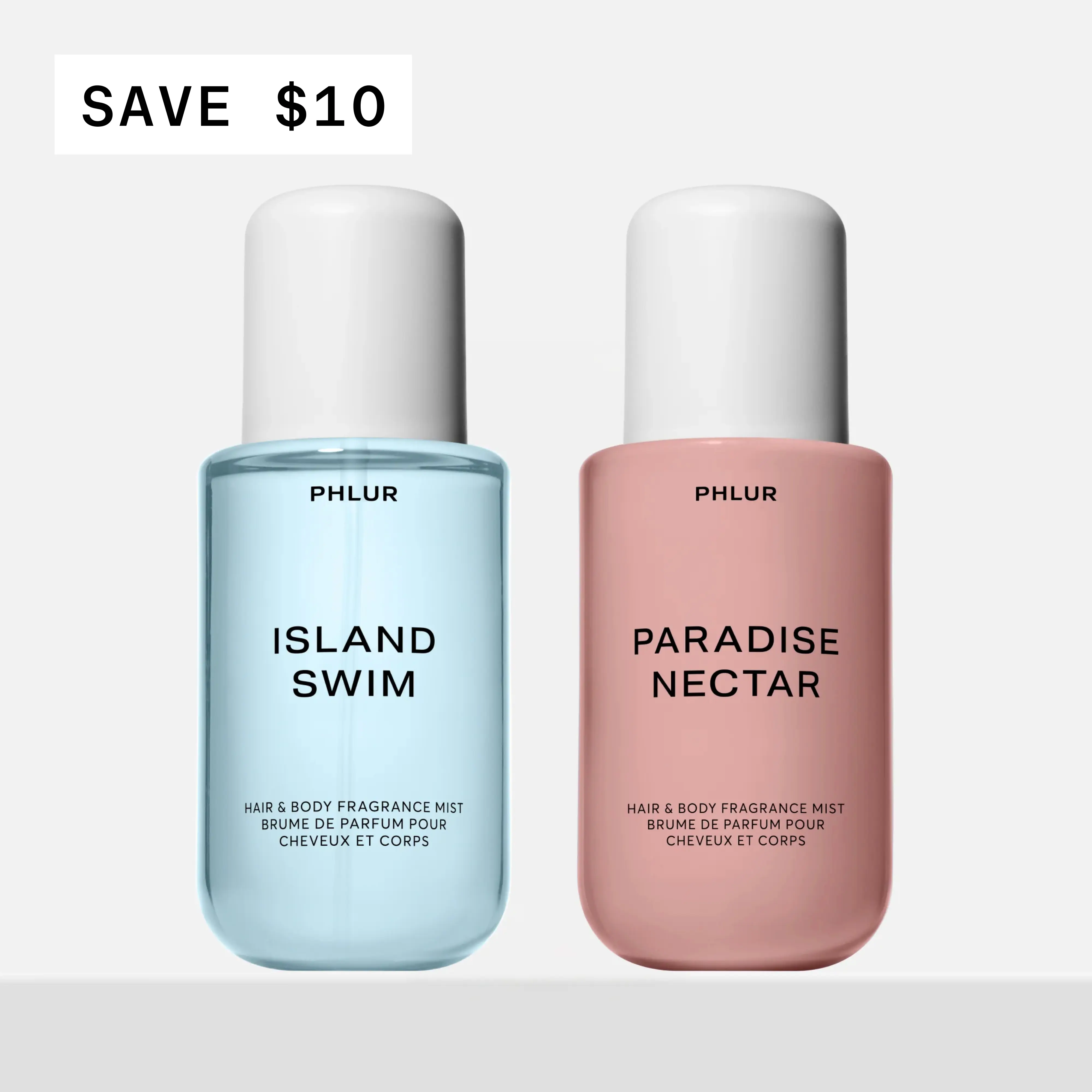 PHLUR Island Paradise Duo - Island Swim + Paradise Nectar Body Mist Set - Tropical Coconut & Tuberose Scents PHLUR Island Paradise Duo - Island Swim + Paradise Nectar Body Mist Set - Tropical Coconut & Tuberose Scents