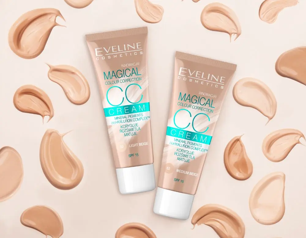 Eveline Cosmetics MAGICAL CC Cream - Makeup Product with High-Quality Formula and Refreshing Formula