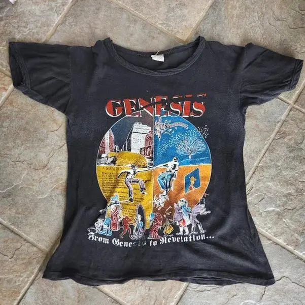 Genesis 1980 Tour Band Concert T-shirt Made In USA, All Colors, Gift for Women Men, US Size S-6XL, 100% cotton, Classic Fit, Unisex T-Shirt