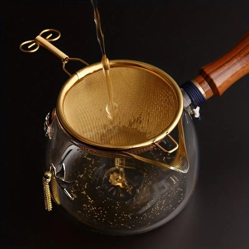 1 piece of high-efficiency tea filter, household kitchen tool, stainless steel tea filter, fine filter screen, tea filter, Tea Infuser, Tea Ball Infuser Stainless Steel