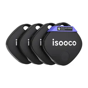 ISOOCO New Arrival 4 Pack Smart Key Tracker GPS Locator iOS Android Supported Dual Mode Finder for Kids Seniors Bags Cars