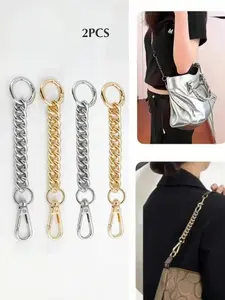 Women's Handbag Shoulder Strap Extender Chain, Elegant Replacement Metal Wallet Chain Extension Accessory, Long Crossbody Bag Strap, Versatile Strap, Fashionable Chain Strap, Bag Chains For Handbags