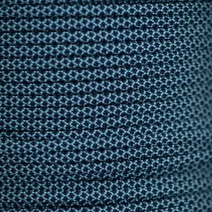 Baby Blue with Midnight Blue Diamonds 550 Paracord
