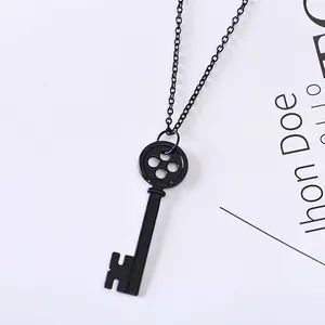 [Limited time event] Halloween series key items Black key pendant gift versatile fashion personality creative design