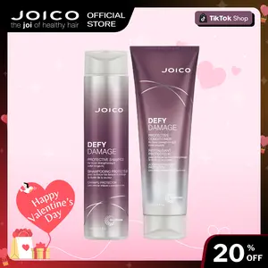 Joico Defy Damage Daily Shampoo and Conditioner - Shampoo (10.1oz) & Conditioner (8.5oz) for Bond Protection, Strengthening & Hair Repair better hair