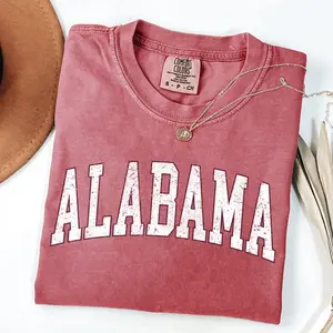 Alabama, Football, Sports, Game Day, Big Game, Touchdown, Tailgate Party, University, College, State, Comfort Colors Tee, Tshirt