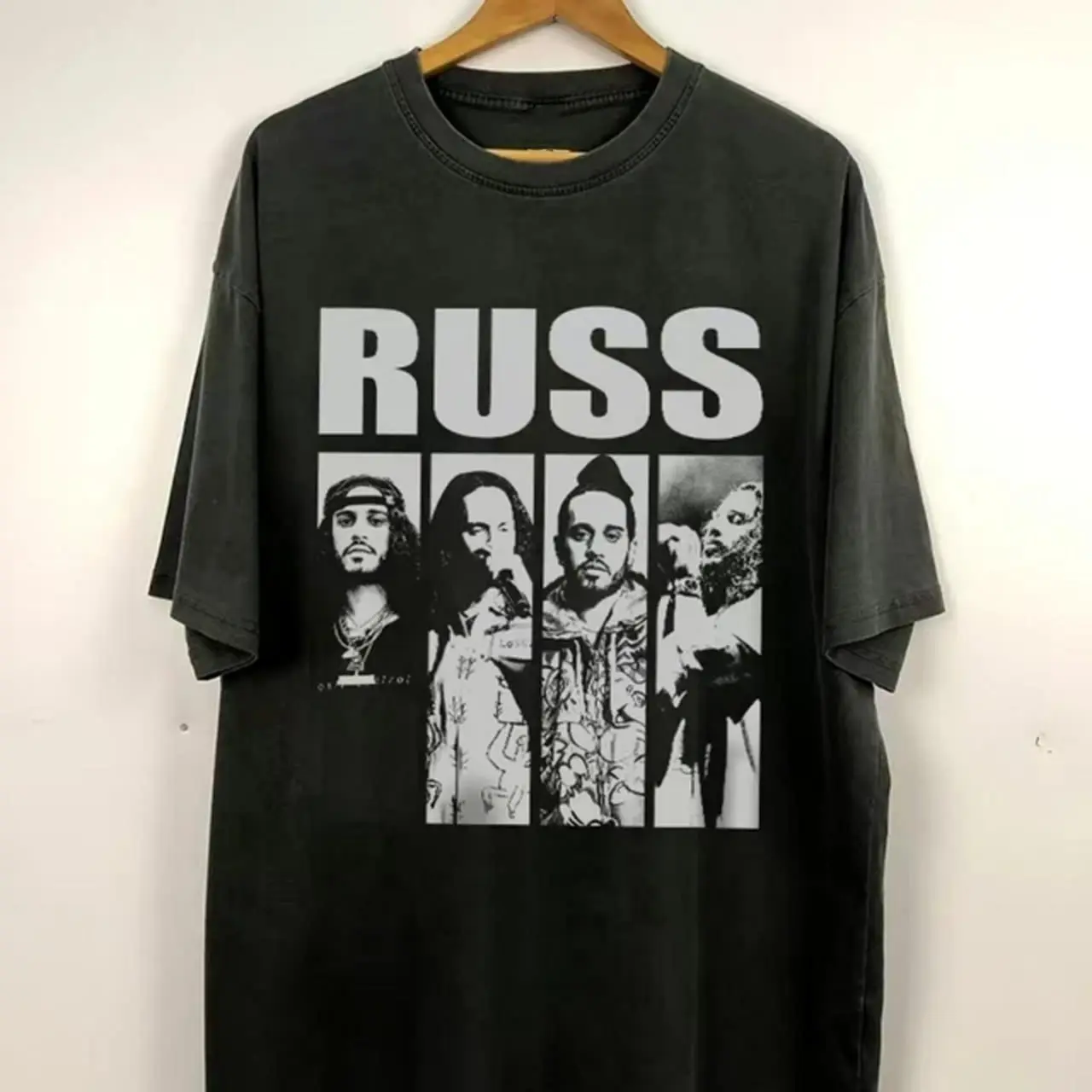 RETRO Russ Graphic Shirt, Russ Merch Tour Hip Hop Bootleg Rap Unisex 2025 T-Shirt, Concerrt outfit 2025, Music Shirt Sweashirt Hoodie , Fan Gift, Unisex Cotton Tee