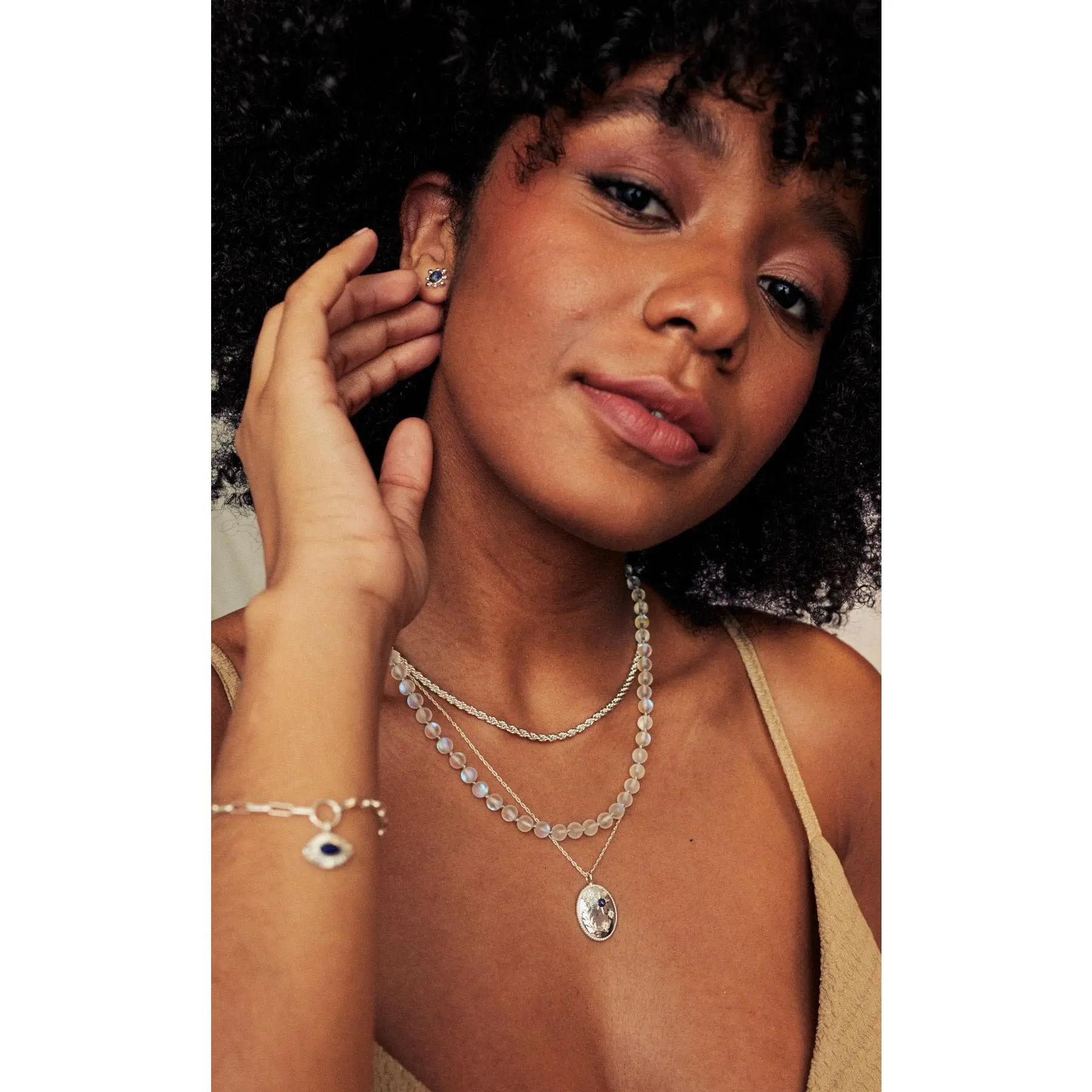 Daphne Pendant Necklace - Silver