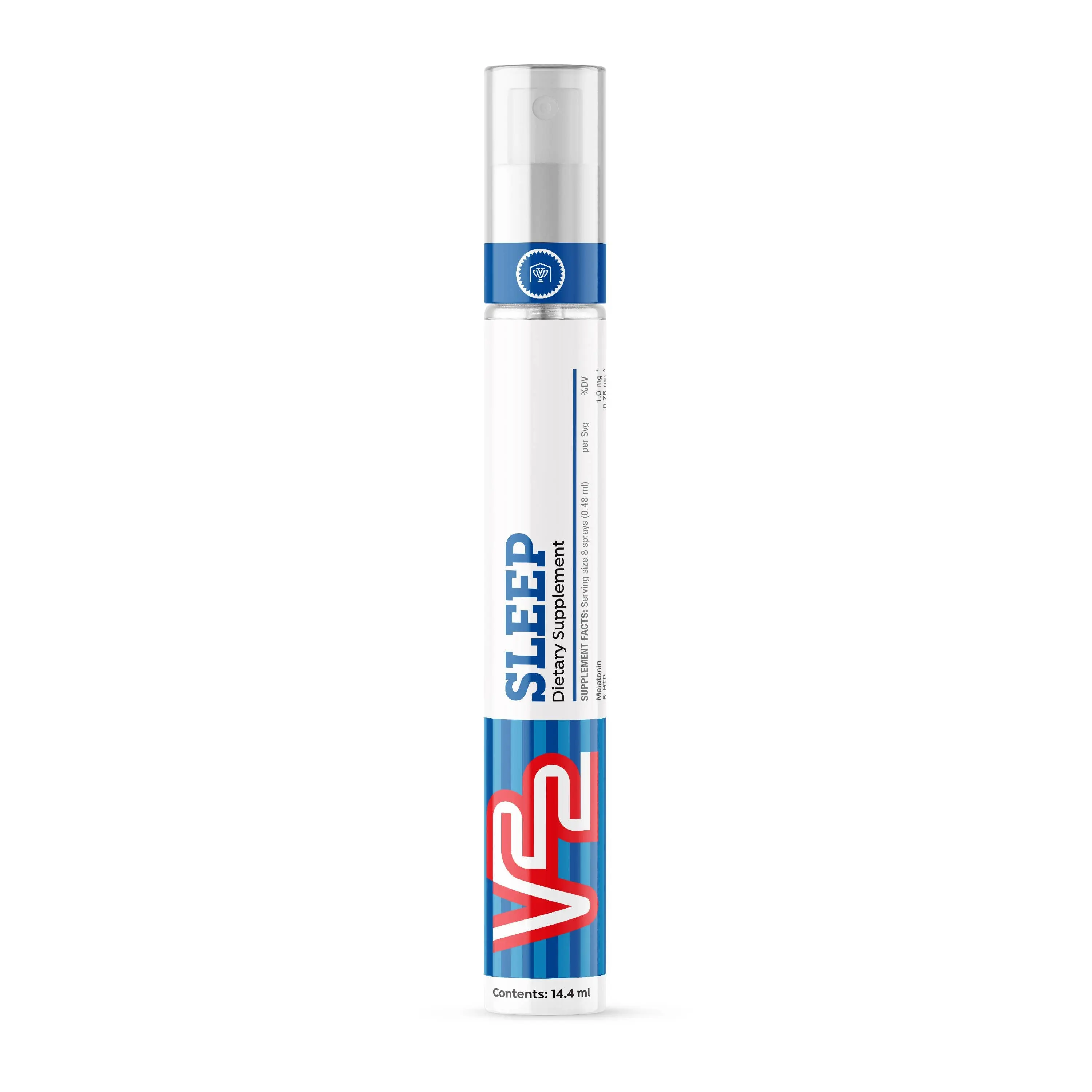 V22 Sleep Spray - Spearmint Flavor Wellness Supplement for Sleep & Recovery Support - 240 Servings