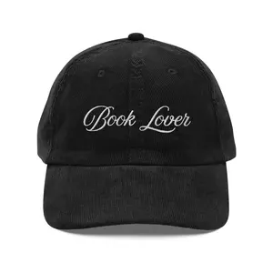 Book Lover Corduroy Hat, Book Reader Gift