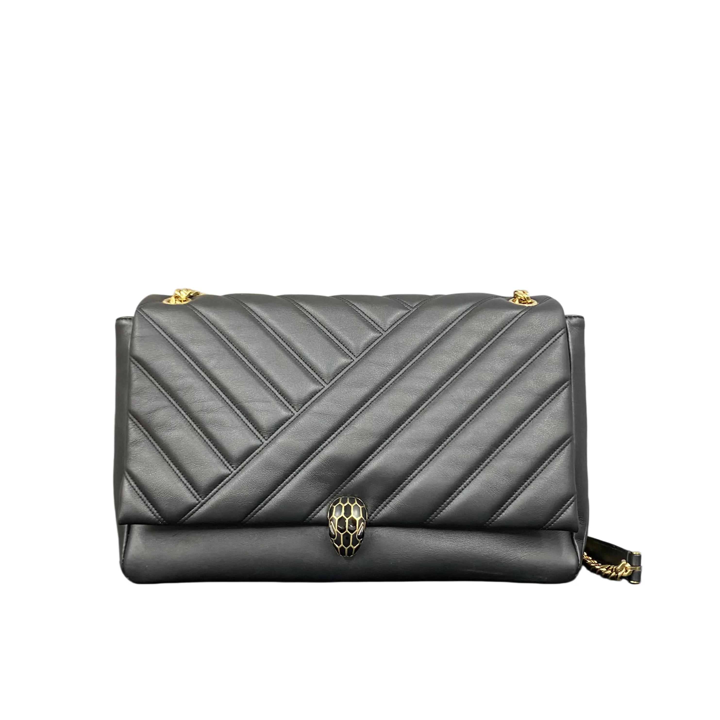 Pre-owned Bvlgari Leather Shoulder Bag D0509597618