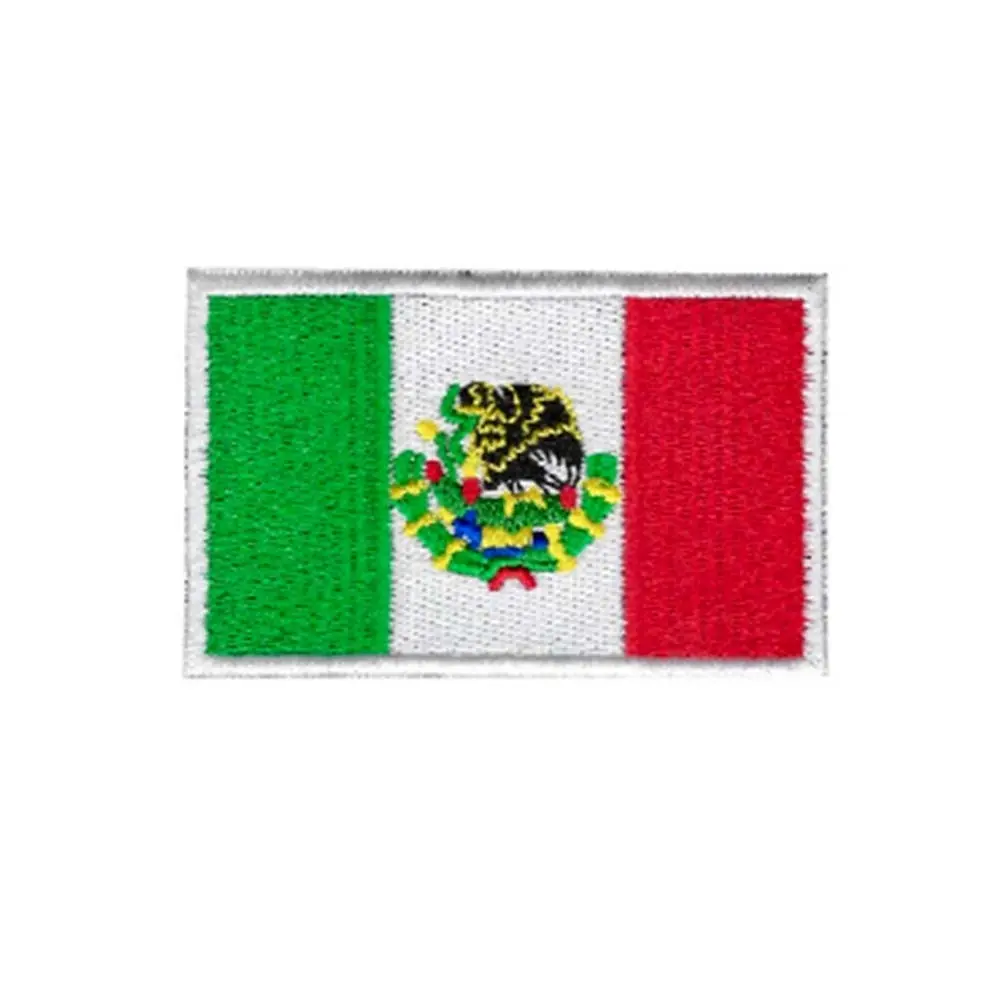 Mx Flag Patch Badge with Hook Backing, Ideal for Bags, Iron-On Patches, Bag Accessories, Proud Accessory, Backpacks, Vests, Clothing Decorations