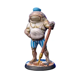 Kuo-toa Miniature 03 - A Tale from the Deep - 3D Printed Resin Figure - Ocean Monster RPG Tabletop Gaming Decor Figurines