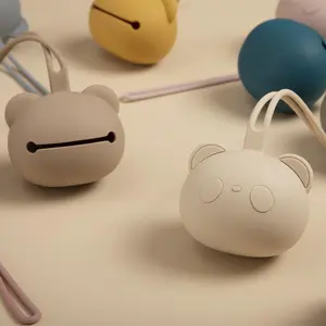 Silicone Pacifier Carrying Case for Newborns, BPA Free and Easy to Clean Pacifier Storage Box, Portable Pacifier Bag for Boys and Girls