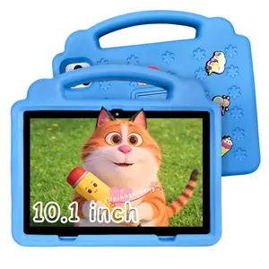 10.1-inch Children's Learning Tablet, Touch Screen Tablet, Android Tablet, AI-assisted Learning and Entertainment in One, Eye-protecting Screen, 5G WiFi, High-definition IPS Screen, Dual Cameras, Bluetooth, Shockproof Case, Parental Remote
