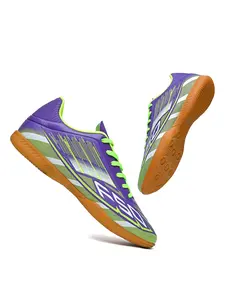 Men's Five-A-Side Ic Indoor Flat Soccer Shoes, Sports Competition Training Sneakers, Comfortable and Durable Football Boots