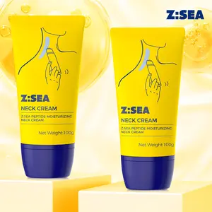 Z:SEA Neck Massage Cream - 100g*2, Massage Balls for Accelerated Absorption, Moisturizing to Reduce Dry Lines, Containing Plant Squalane Moisturizer Body Care