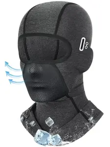 Unisex Summer Ice Silk Sun Protection Headwear, Breathable Motorcycle Mask for Outdoor Riding, Versatile UV Shield Face Cover, Outdoor Sports Mask