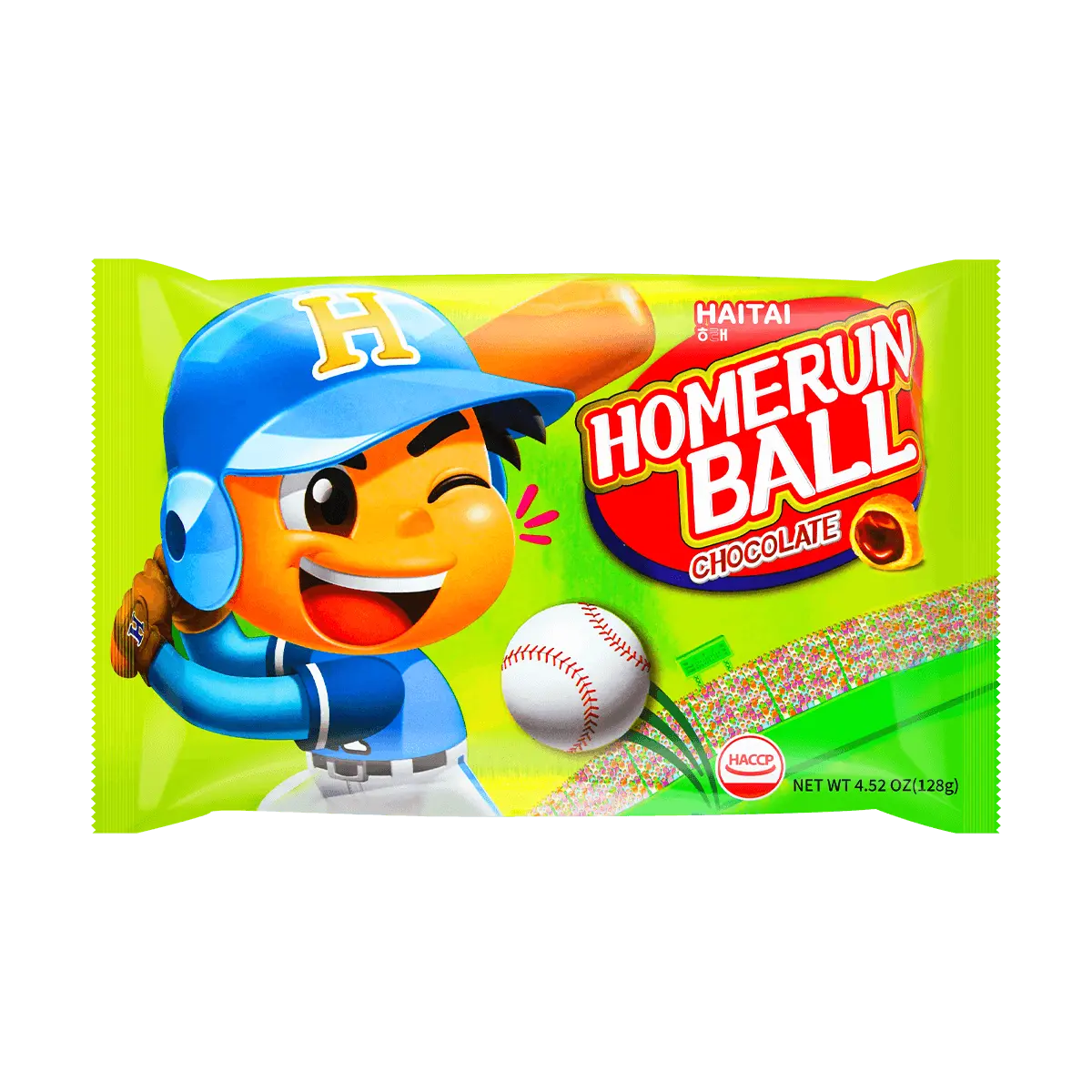 HAITAI Korean Baseball Boy Choco Puff Snacks 128g - BTS J-Hope's Favorite Treat!