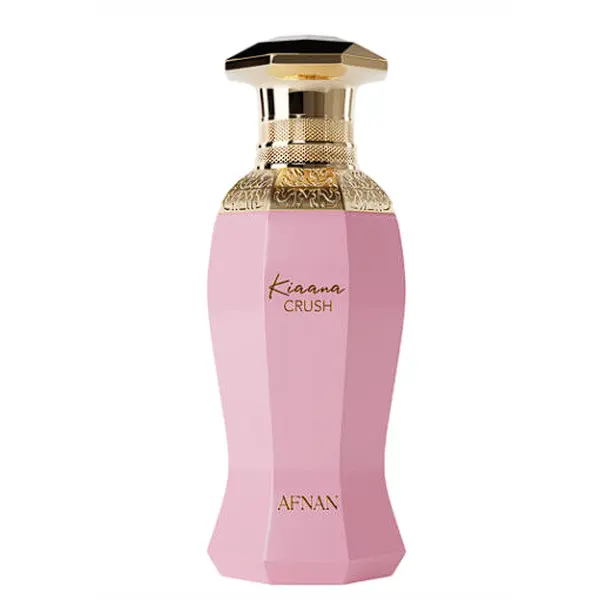 Afnan Kiaana Crush Eau de Parfum for Women, 3.4oz (3 to 3.9 fl oz) Spicy Aromatic Woody Fragrance with Saffron, Agarwood, Vanilla, Musk, Cedarwood & Fruity Notes, Incense, Signature Scent, Youthful, Non-Toxic Agarwood Blend, Single Item, EDP