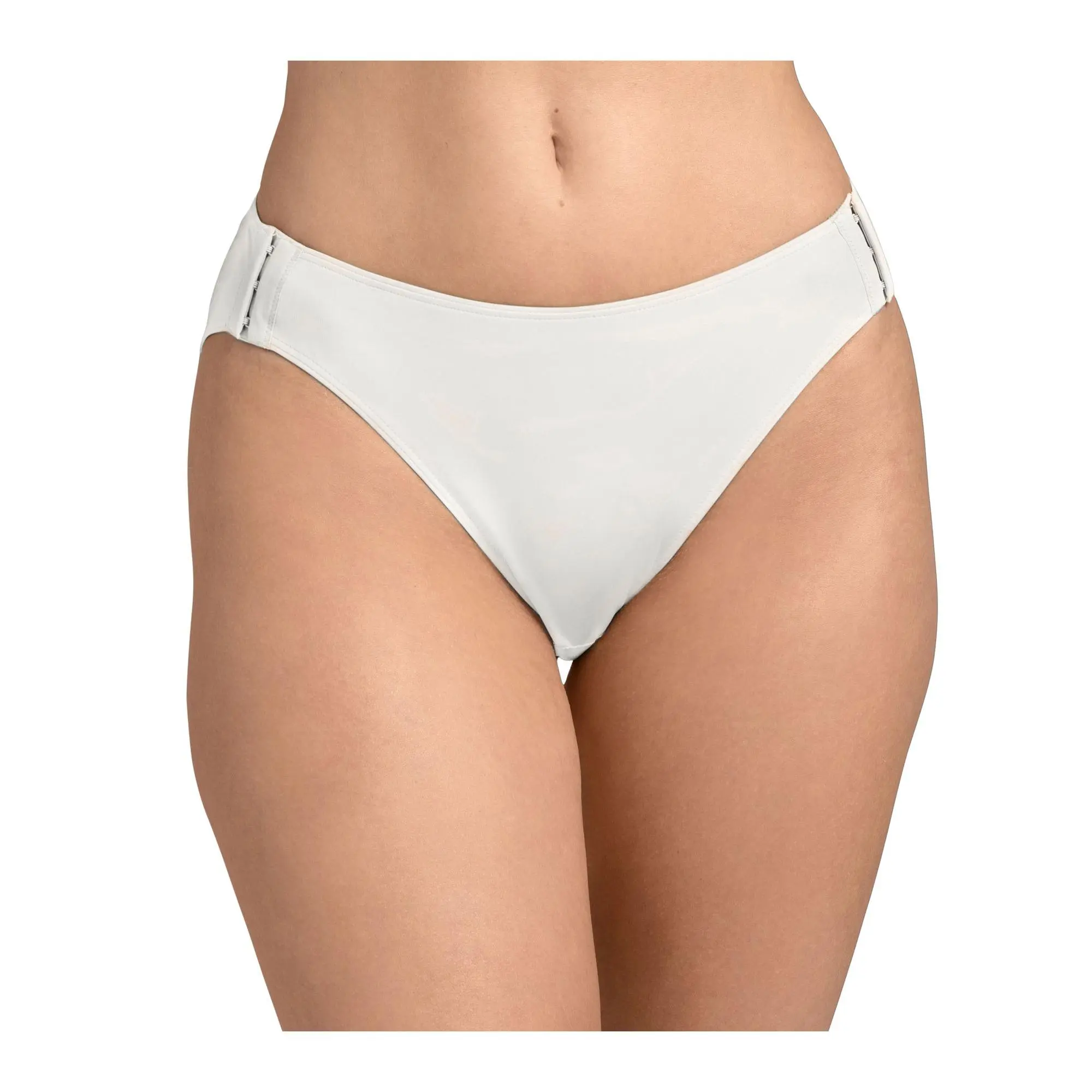Slick Chicks Adaptive High-Waisted Brief Underw ear - White