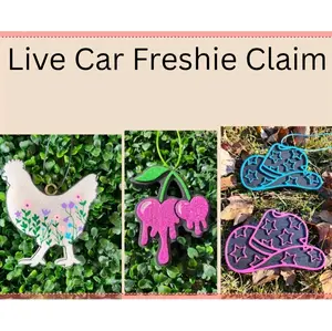 TikTok Live Whiff and Wick Boutique Live Car Freshies - Numbered Selection Process for Your Preference