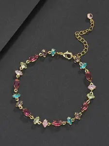 ICED CHICS 1pc Colorful multi-shaped irregular hip-hop bracelet, beautiful and bright dopamine bracelet, gift for loved ones, date, birthday celebration