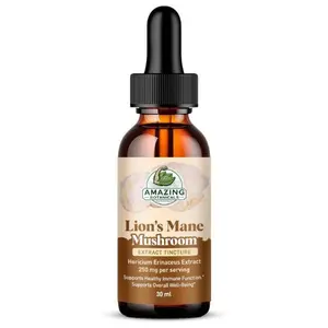 Amazing Botanicals Organic Lemongrass Tincture - 4oz Cymbopogon Citratus Extract Liquid Tea, Healthcare Dietary Herbal Wellness Supplement for Immunity Boost, Prop 65 Safe