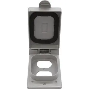 212 MAIN Cantex 5133352B 1-Gang PVC Rectangular Outdoor Weatherproof Electrical Cover