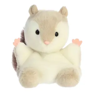 Palm Pals Adorable Flaps Flying Squirrel 5 inch Brown Mini Soft Plush Collectable Stuffed Animal