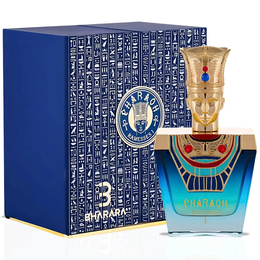 Pharaoh Ramesses I Eau De Parfum Spray 100ML (3.4 OZ) By BHARARA | A Bold & Daring Blend Of Rum, Fiery Spices, & Rich Woods With A Touch Of Sweet Caramel & Vanilla.