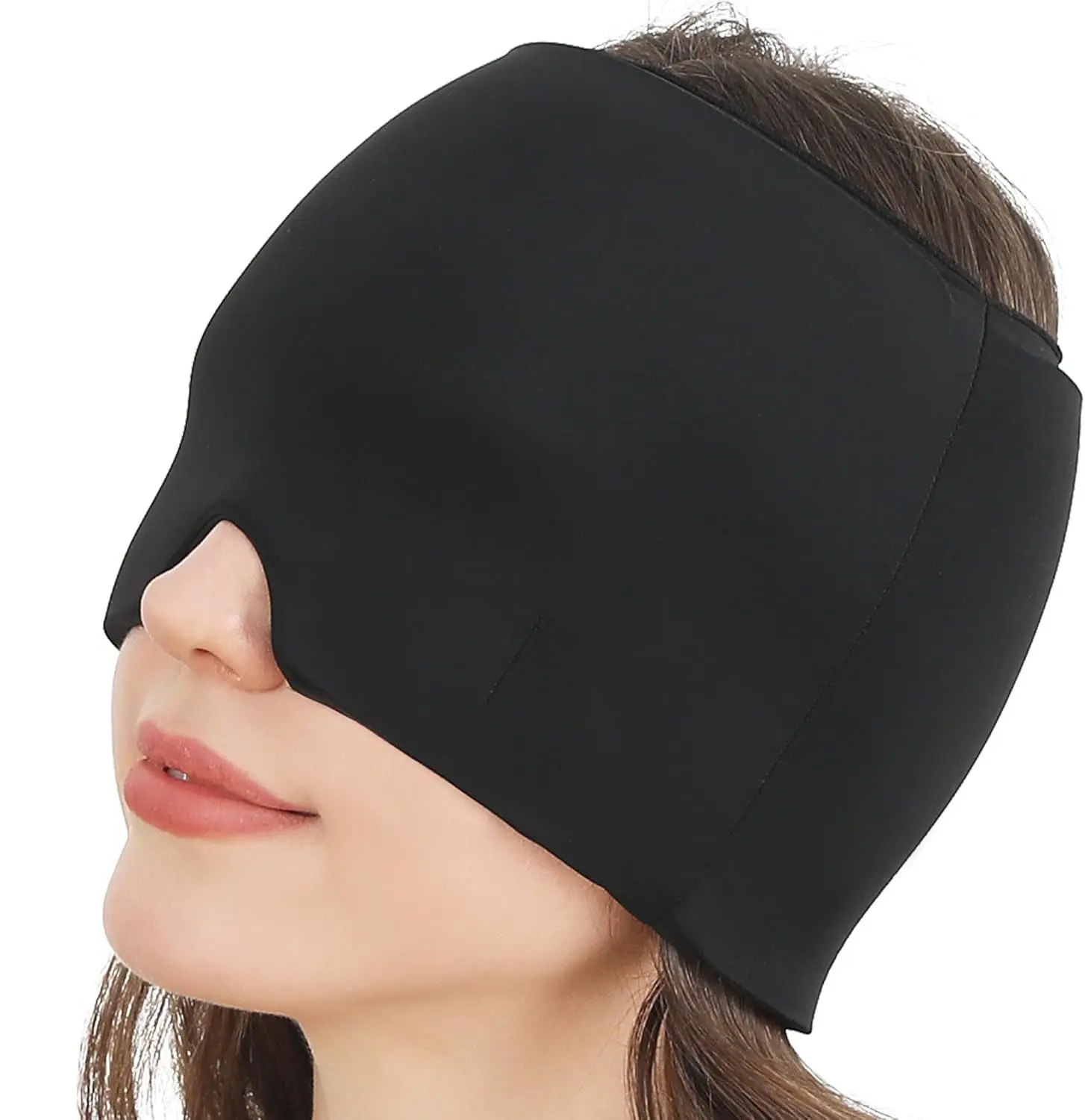 Migraine Relief Cap Headache Relief Cap Hat Head Ice Pack Wrap Migraine Cold Cap Ice Hat for Migraines Headache Tension Stress Hangover Cap Ice Beanie Cooling Gel Cap Perfect Holiday Gift