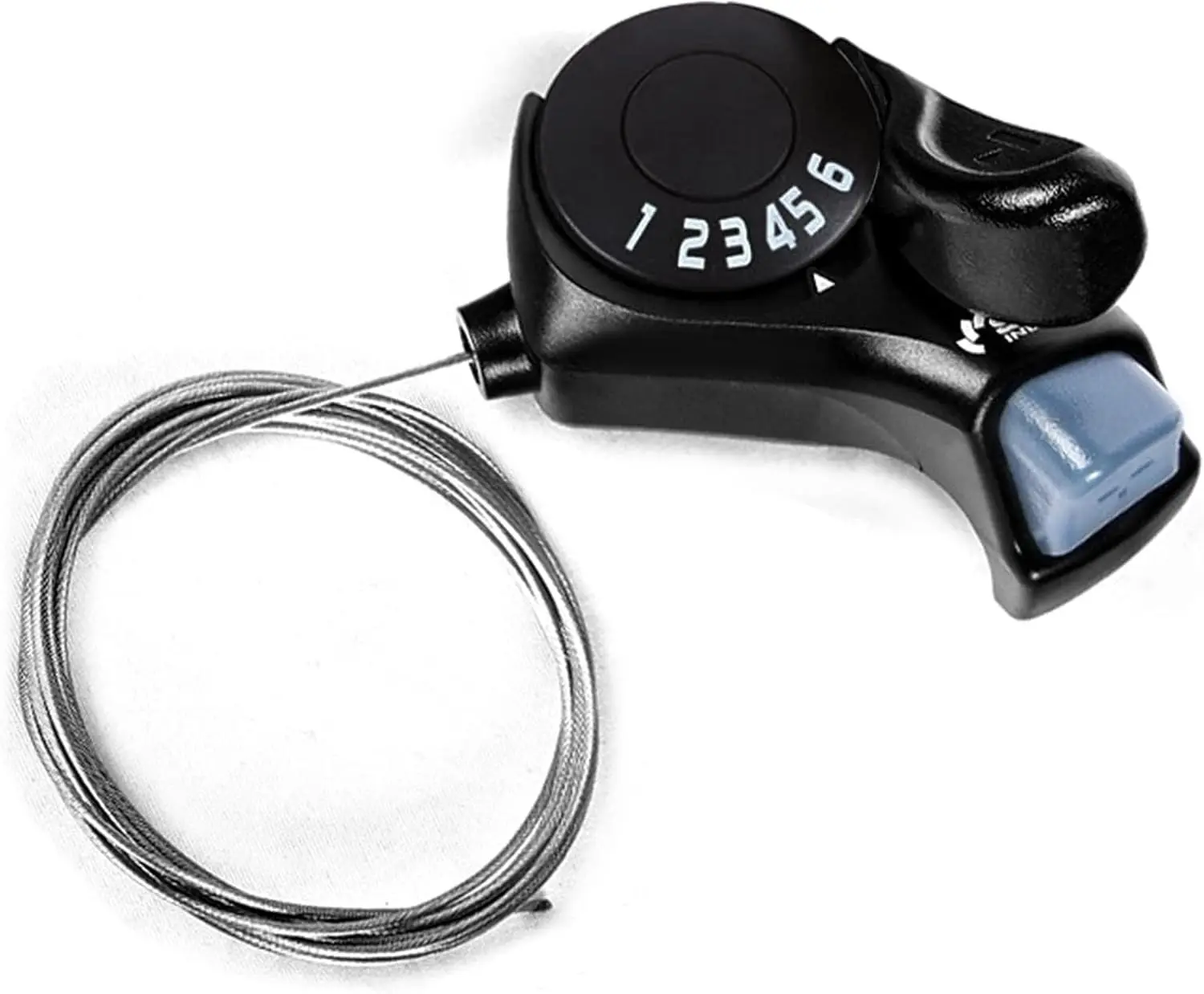 Bike Shifter SL-TX30-6R, 6 Speed Bike Right Thumb Shift Lever for Mountain City Road Folding Bicycle