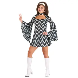 Women's Silver Queen Disco Costume