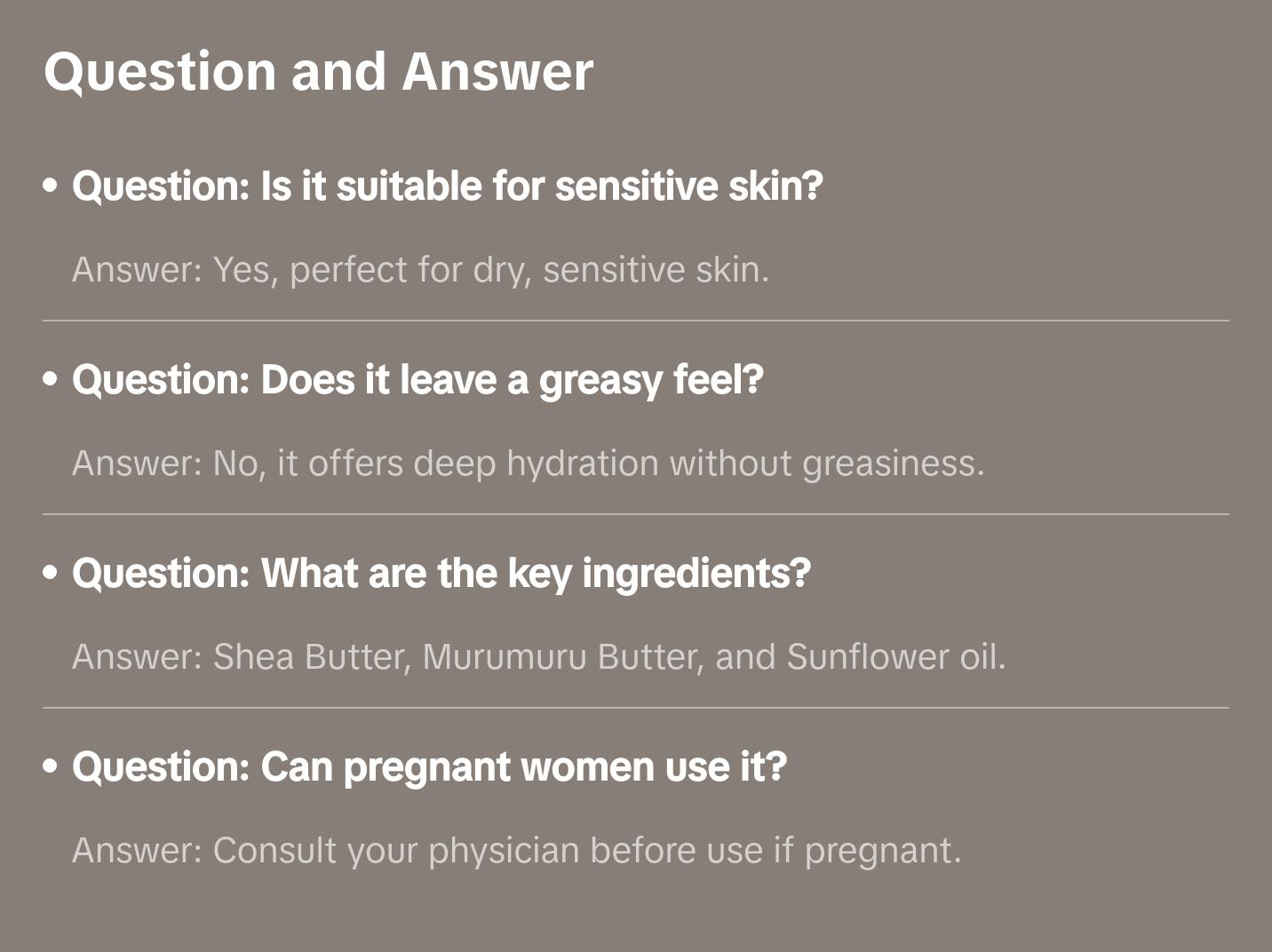 Monceli Aroma Whipped Body Butter - Oatmeal, Milk & Honey 4oz / 118 ml skin care product