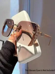 2026 New Unisex Large Frame Fashion Glasses, Retro Design, Suitable for Daily Wear, Photography, Travel, Beach, All Seasons