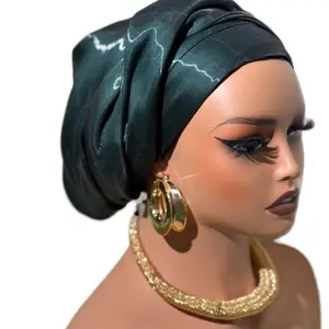 Nana's Luxury Liquid Organza Turbans - Elegant Design Lined with Duchess Silk for Stylish Headwear