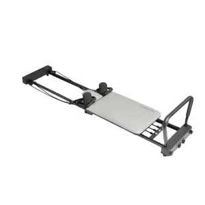 AeroPilates  Reformer 287 with 3 Resistance Cords - Black & Gray