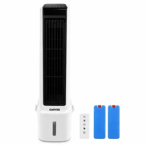 Garvee Portable Evaporative Air Conditioner Fan with Remote - 3 Speeds - Dual Mist Modes - 2/4/8H Timer - 1600ml Large Tank - Adjustable 60° Airflow - Quiet Cooling for Bedroom, Office, Dorm