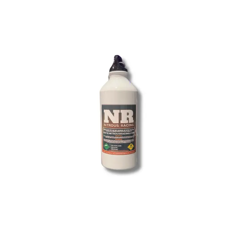 Nitrous Racing Water Bottle - Green, 100% Pure, 100% Natural, 100% Safe Aluminium Drinkware Portable Washable Cup Bottled