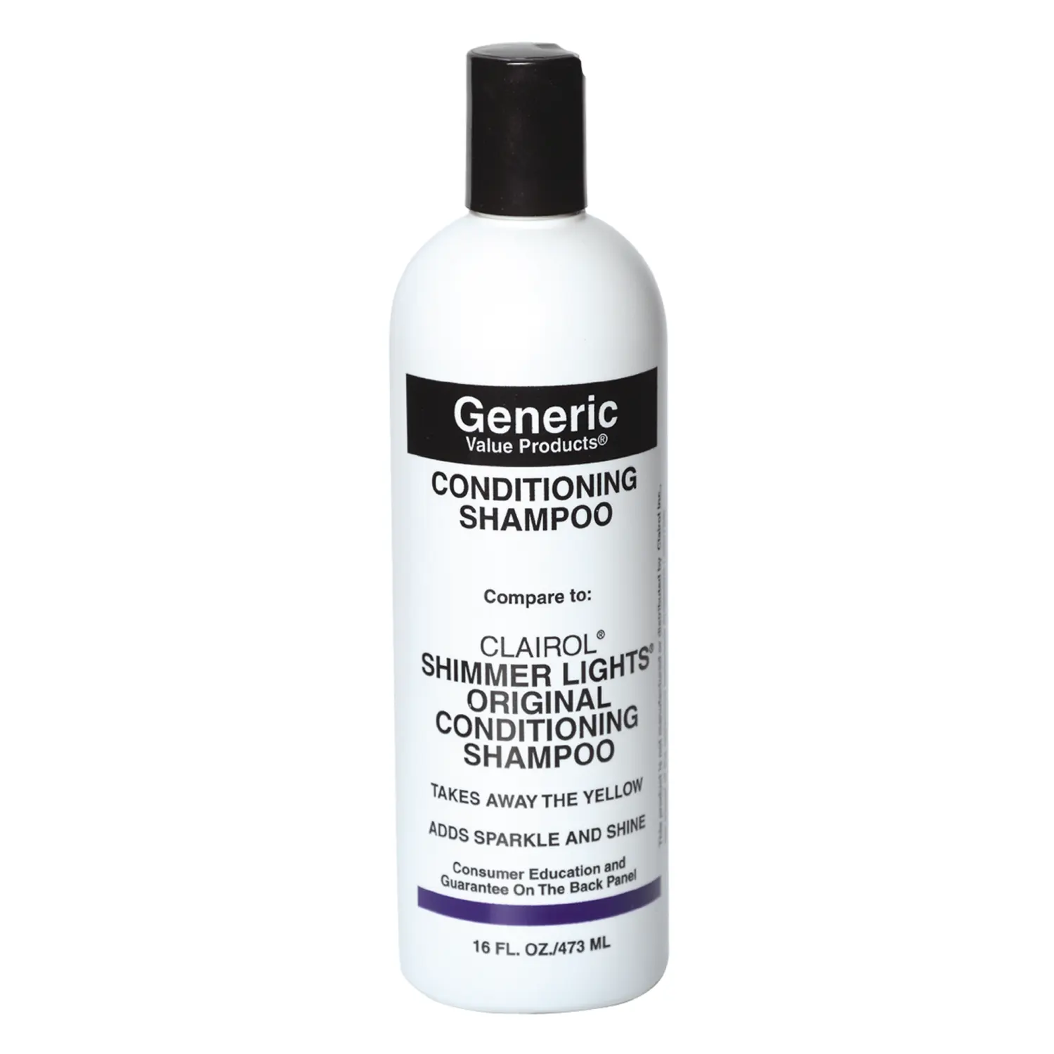 Generic Value Products Conditioning Purple Shampoo - Haircare Cleanser, Conditioning Shampoo & Conditioner for Blonde Patch Hair, Tones Brassiness, Brightens Faded Highlights, Removes Yellow Tones, Fade Resistant