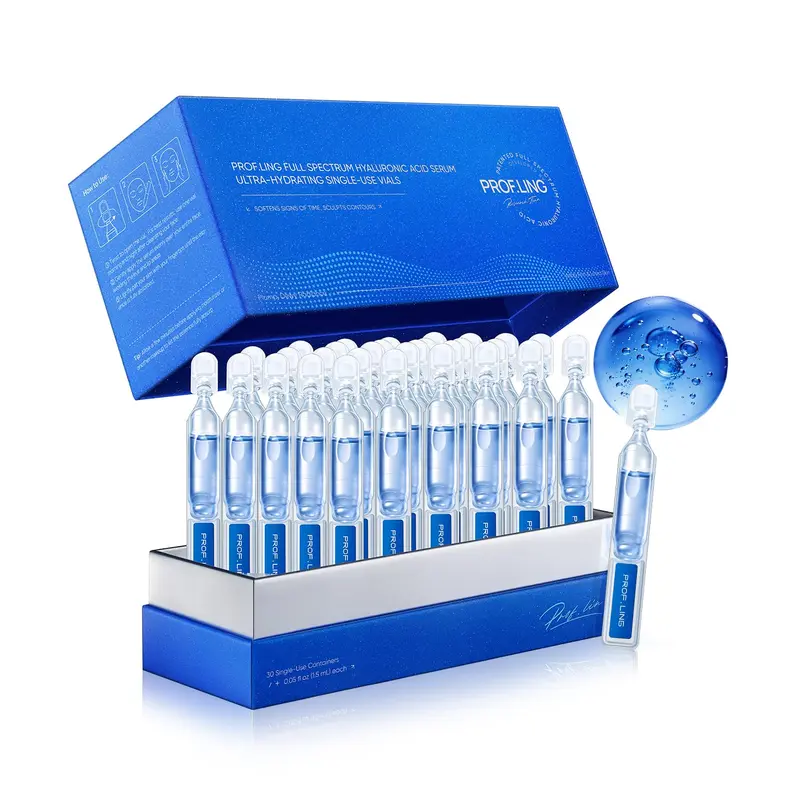 PROF.LING Copper Peptide Complex Advanced Firming Serum - Non-Toxic Serums & Essences, Liquid, No Battery Needed, with Firming, Nourishing, Soothing, Anti-Wrinkle, Damage Repair, Moisturizing Face Skincare Benefits