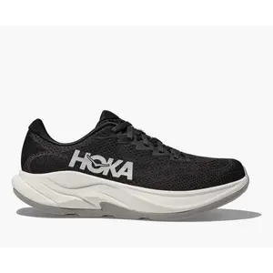 HOKA Rincon 4 Women's Running Shoes Black/White, Footwear