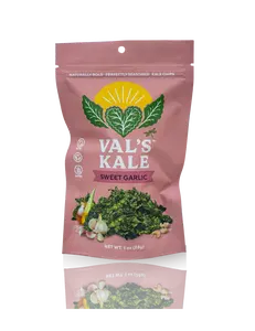 Val's Sweet Sweet Garlic Kale Chips
