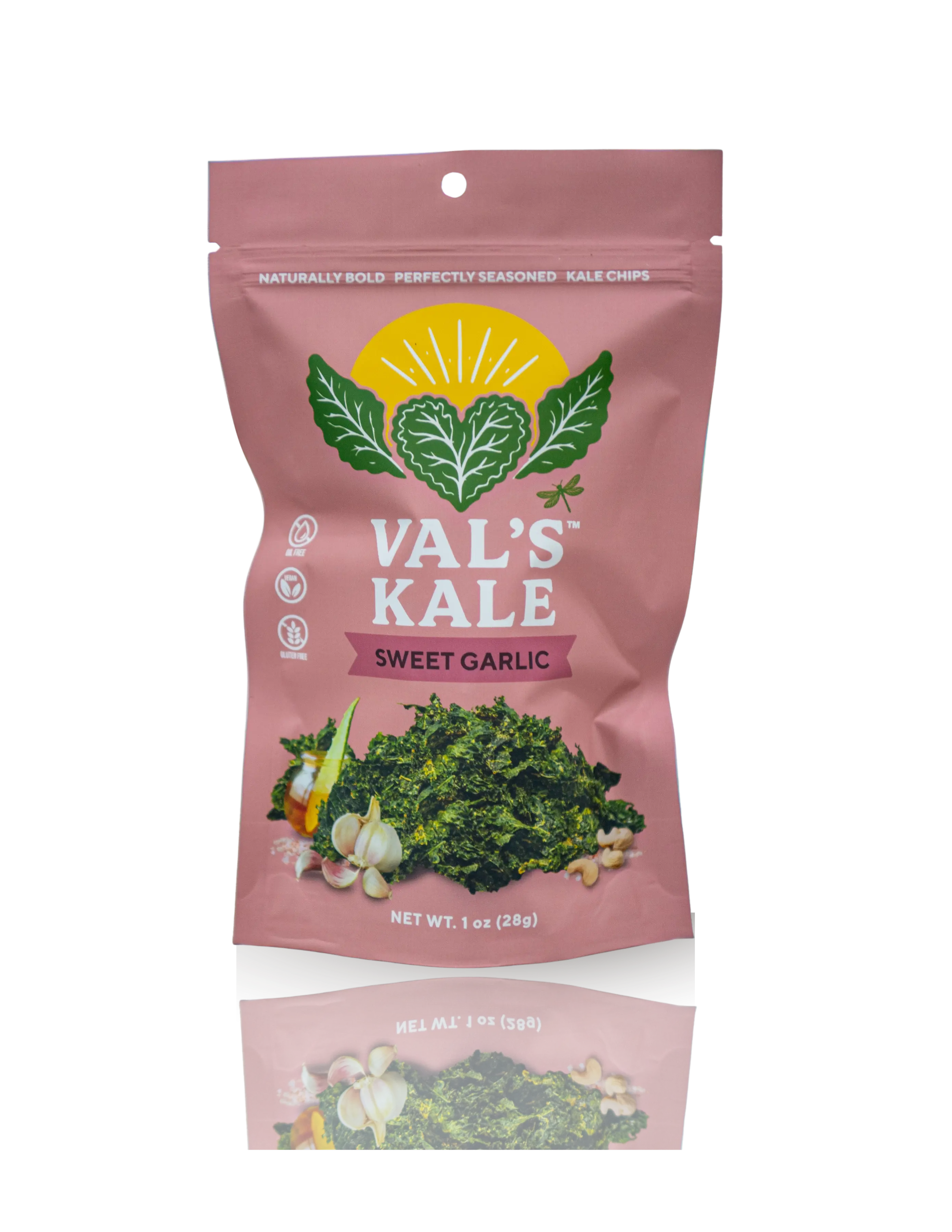 Val's Sweet Sweet Garlic Kale Chips