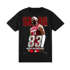 [SLAM] Bam Adebayo 83 Forever Stamped In History shirt, Basketball Star Graphic Vintage shirt for Miami Fans, Game Day Gift